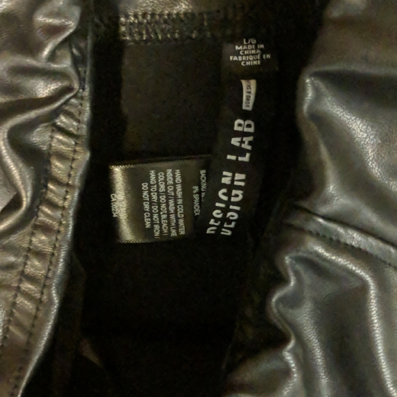 BNWT Design lab leather pants / jeggings - Picture 2 of 3